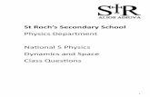 St Roch’s Secondary School Physics Department …strochsphysics.weebly.com/uploads/7/5/7/6/75763091/st...St Roch’s Secondary School Physics Department National 5 Physics Dynamics