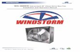 WS-36BDD Galvanized 36” Direct Drive Box Fan - Hog Slat … · Hog Slat Inc. Newton Grove, NC USA May 2016 Wind Storm Fans WS-36BDD Galvanized 36” Direct Drive ...