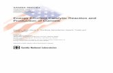 Energy Efficient Catalytic Reaction and Production of Cumeneprod.sandia.gov/techlib/access-control.cgi/2001/013050.pdf · into cumene ... Comparison of Different Reactions on Cumene