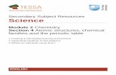 Section 4 : Atomic structures, chemical families and the …€¦ ·  · 2016-07-21Section 4 Atomic structures, chemical ... 3 Where do elements come from? ENGLISH . TESSA ... Section