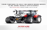 YOUR PARTNER TO RELY ON WHEN WORK NEEDS TO … · your partner to rely on when work needs to be done really efficiently. steyr-traktoren.com the steyr profi series from 116 to 145
