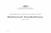 Rehabilitation Appliances Program (RAP) · July 2014 Rehabilitation Appliances Program (RAP) National Guidelines July 2014