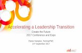 Accelerating a Leadership Transition ATD - Schedschd.ws/hosted_files/atdhoustonfallconference2017/a3/Accelerating a... · 11 Objectives •Discuss Transition Concerns •Illustrate