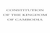 CONSTITUTION OF THE KINGDOM OF CAMBODIAsenate.gov.kh/home/constitution/constitution_english.pdf · The Constitution is the supreme law of the Kingdom of Cambodia. All laws and legal