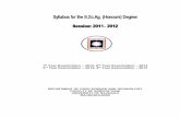 st Year Examination – 2012, 2nd Year Examination – 2013 ...dept.ru.ac.bd/cst/wp-content/uploads/2012/12/BSCAg_final.pdf · 1st Year Examination – 2012, ... Course Number and