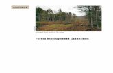Forest Management Guidelines - U.S. Fish and Wildlife … · Forest Management Guidelines Appendix K: Forest Management Guidelines K-1 Forest Management Guidelines Introduction The