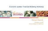 Economic Update: Financial Modeling Workshop · Economic Update: Financial Modeling Workshop . Richard Waycott . President & CEO . Almond Board of California