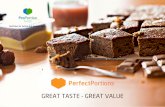 Perfect portions Brochure 14 copy - Proportion Foods · 656 Bread and Butter Pudding & Custard 150g 48 packs 655 Chocolate Fudge Cake & Custard 160g 48 packs 691 ... Perfect portions