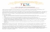 TESL ONTARIO 2014 CONFERENCE Integrating … OnSite... · TESL ONTARIO 2014 CONFERENCE Integrating Language and Transcending Boundaries TESL Ontario gratefully acknowledges the support