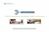 CTECS Workplace Readiness Skills Assessment  Workplace Readiness...CTECS Workplace Readiness Skills Assessment