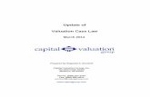 Update of Valuation Case Law - Capital Valuation … Law Update.pdfUpdate of Valuation Case Law March 2014 Prepared by Reginald A. Emshoff Capital Valuation Group, Inc. Ten East Doty