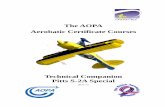 The AOPA Aerobatic Certificate Courses - SKYbrary · The AOPA Aerobatic Certificate Courses Technical Companion ... The syllabus should be retained against the unlikely eventuality