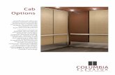 Cab Options - Columbia Elevator · cab options columbia elevator cabs entrances door systems. ... dog house car top car top railing shown at rear 17 watt incandescent fixed to wall