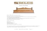 Fancy Dog Bed - MLCS Woodworking€¦ · Our dog bed is sized for a small breed dog and is designed to accommodate a small 19” x 13” dog bed insert. ... Fancy Dog Bed Author:
