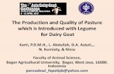 The Production and Quality of Pasture which Introduce of ...cdn.aphca.org/dmdocuments/Events/First_Asia_Dairy... · The Production and Quality of Pasture which is Introduced with