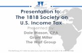 Presentation to: The 1818 Society on U.S. Income Taxsiteresources.worldbank.org/1818SOCIETY/Resources/1818Society... · Presentation to: The 1818 Society on U.S. Income Tax ... contain