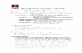 RESUME OF PROFESSOR K. BYRAPPA - University of … · 1 RESUME OF PROFESSOR K. BYRAPPA Name : PROFESSOR DR. K. BYRAPPA Highest Degree : Ph.D., from Moscow State University, Moscow,