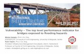 Vulnerability – The top level performance indicator for ...€¦ · Vulnerability – The top level performance indicator for bridges exposed to flooding hazards ... Introduction