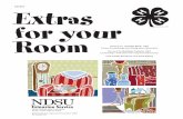 CD121 Extras for your Room [2008] - NDSU - North Dakota ... · 2 † Extras for your Room Project Objectives ... Look at the manual and plan goals for your project. ... A dark-colored