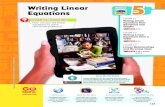 CorrectionKey=A Writing Linear Equations MODULE 5 · real-world problems? Writing Linear Equations 5 Get immediate ... LESSON 5.3 Linear Relationships ... Complete these exercises
