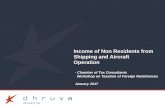 Income of Non Residents from Shipping and Aircraft Operation · Income of Non Residents from Shipping and Aircraft ... regarded as separate business or source of income ... operations