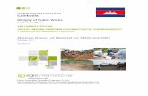 Royal Government of Cambodia - mpwt.gov.kh. Mission Report of... · Royal Government of Cambodia Ministry of Public Works and Transport ADB LOAN(SF) 2373-CAM ... Based on the visual