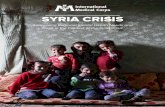 SYRIA CRISIS - International Medical Corps · Gaps in the Context of the Syria Crisis SYRIA ... this report please contact Dr. Inka ... Syrian refugees largely in neighboring countries,