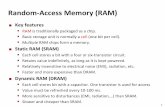 Carnegie Mellon Random Access Memory (RAM) · Synchronous DRAM (SDRAM) ... Carnegie Mellon. 13. Memory Write Transaction (1) ... Flash memory. Solid State Disk (SSD) Requests to read