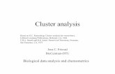 Cluster analysis - Technical University of Denmark primary methods • Cluster analysis (no projection) – Hierarchical clustering – Divisive clustering – Fuzzy clustering •