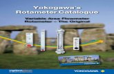 Variable Area Flowmeter Rotameter – The Original · The clear path to operational excellence Yokogawa´s Rotameter Catalogue Variable Area Flowmeter Rotameter – The Original BU01A08A08-E-E