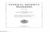 Federal Reserve Bulletin May 1925 - FRASER RESERVE BULLETIN MAY, 1925 ISSUED BY THE FEDERAL RESERVE BOARD AT WASHINGTON Trade and Industry in the First Quarter of 1925 Business Conditions