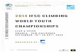 2014 IFSC CLIMBING WORLD YOUTH …egw.ifsc-climbing.org/Editors/2014/14_JWM_N.pdf17/06/14 2014 IFSC Climbing World Youth Championships 1 A S 2014 2014 IFSC ... Arc en Ciel (one of