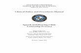 Clinical Policy and Procedures Manual - Stockton University · Clinical Policy and Procedures Manual . ... Clinical Policy and Procedure Agreement ... When the college is closed and/or