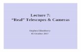 Lecture 7:Lecture 7: “Real” Telescopes & Cameraseiken/AST6725_files/Lecture_7... · • Asphere designed to remo e spherical aberration o er WIDEAsphere designed to remove ...