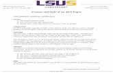 Format and Style of an APA Paper - LSU Shreveport · 1 Last updated: Ryan Sanders. June 23, 2016. Format and Style of an APA Paper APA FORMAT: GENERAL GUIDELINES Format 1) All margins
