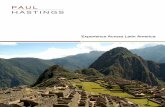 Experience Across Latin America - Paul Hastings LLP1 ExPEriEnCE ACrOss LATin AMEriCA ExPEriEnCE ACrOss LATin AMEriCA About Paul Hastings n Paul Hastings is a leading global law firm
