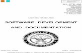 SOFTWARE DEVELOPMENT AND DOCUMENTATION 498 “Software Development...the Standardization Document Improvement Proposal (DD Form 1426) ... contractors, subcontractors,or Government