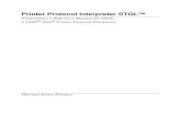 Printer Protocol Interpreter STGL™ - Printronixprintronixautoid.com/wp-content/uploads/manuals/PTX_PRM_STGL_T… · a SATO® SGL® Printer Protocol Interpreter Thermal Series Printers.