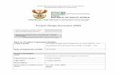 Project Design Document (PDD) - Department of Energy Africa's CDM... · Project Design Document (PDD) ... NOTES ON COMPLETING THIS PROJECT DESIGN DOCUMENT ... the project activity