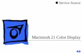 Macintosh 21 Color Display - retrocomputing · (Note: If you have replaced a module, ... Adjust VR3 yoke control. Red and blue visible ... Adjust VR6 yoke control.
