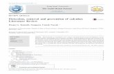 Detection, removal and prevention of calculus: Literature ...applications.emro.who.int/imemrf/Saudi_Dent_J/Saudi_Dent_J_2014_26... · REVIEW ARTICLE Detection, removal and prevention