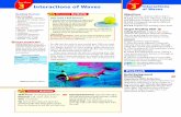 3 Interaction of Wave 3 Interactions of Waves… ·  · 2009-05-04Answers Sample questions and answers: 1. ... • Guided Reading and Study Worksheet: Interactions of Waves ... For