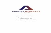 Argosy Minerals Limited · Argosy Minerals Limited ABN 27 073 391 189 ... Table of Contents 31 December 2014 Corporate directory 1 Directors' report 2 ... (appointed 24 April 2014)
