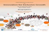 Innovation for Inclusive Growth - OECD.org - OECD Innovation Inclusive... ·  · 2016-03-29Innovation for Inclusive Growth 10-12 ... and presently holds the Honorary Chairmanship