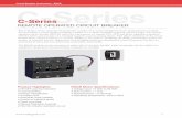 Circuit Breaker Accessories - ROCB C- C-SeriesSeries · 1 Circuit Breaker Accessories - ROCB C- ... < 1 amp Switching time: < 2 seconds ... Notes: 1 9 Pole option onlyavailableon