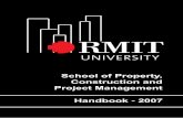 School of Property, Construction and Project Management ...mams.rmit.edu.au/i6bjmq5vtaoez.pdf · Construction and Project Management Handbook ... Bachelor of Applied Science (Construction