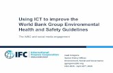 Using ICT to improve the World Bank Group Environmental ...conferences.iaia.org/2015/Final-Papers/20150522-IAIA2015-Gael... · Using ICT to improve the World Bank Group Environmental