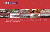 Visiting Student Academic Information Booklet - NUI Galway · Service Learning Module 6 Indigenous Arts Module 7 Fax Facilities 7 ... 2 Visiting Student Academic Information Booklet