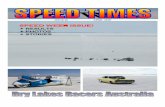 ISSUE 36 APRIL 2010 - Dry Lakes Racers Australia · or C. Davies 85 Garsed St Bendigo Vic 3550 ... Brett de Stoop on his home built bike running well above a world record at 232mph,