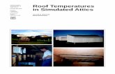 Roof Temperatures in Simulated Attics - USDA Forest … · 1902, in part because of ... Roof Temperatures in Simulated Attics Jerrold E. Winandy, ... built-in passive attic ventilation